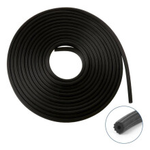 Joint de Moustiquaire, 0,125 Po X 100 Pi, Rond Noir de Rechange, Outil de Réparation de Moustiquaire