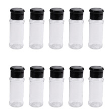 200 Pçs 100 Ml Tempero Sal Pimenta Shakers Pote de Tempero Preto Lata Pimenta Garrafa Churrasco Condimento Utensílios de Cozinha