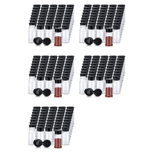 250 Tarros de Plástico para Especias con Tapas para Coctelera, Recipientes para Especias, Botellas Plástico para Especias, Tarros para Coctelera