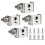 Sign Mounting Brackets for Poles Mounting Hardware for Pole, Adjustable Clamp Posts, Easy Install, for Traffic/Parking 2