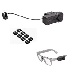 Ultra Light 400mAh Wearable Power Bank for Meta Glasses Skyler Headliner HSTN Display with Nose Strip