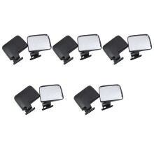 5X Espejos de Carrito de - Espejo de Vista Lateral Plegable Universal para Carts Club Car, Ezgo, , Star, Zone Carts
