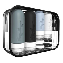 Confezione da 18 Flaconi da Viaggio per Articoli da Toeletta, Contenitori da Viaggio In Silicone Approvati Dalla TSA, A Prova di Perdite e