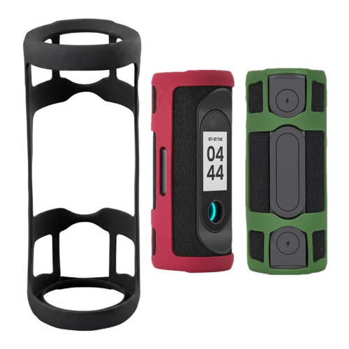 1PCS Silicone Protective Case for MILESEEY GeneSonic Pro  Speaker, Shockproof Cover Green 1