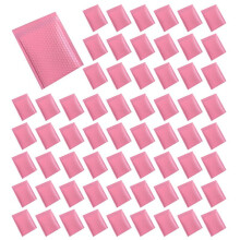 250PCS Bolsas de Sobres de Espuma Sobres Acolchados Autosellados Sobres Acolchados con Bolsa de EnvíO de Burbujas Bolsa de Embalaje Rosa
