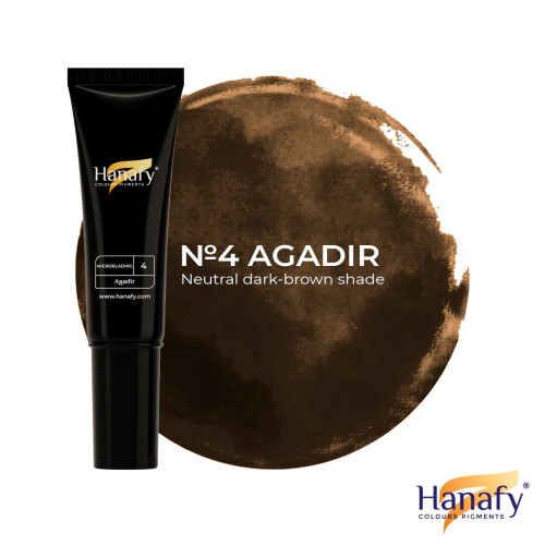 Hanafy Microblading No.4 Agadir 10 ml – Brow Pigment
