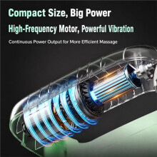 Wearable Leg Massager Relaxation Device,Rechargeable Massager Unit with Adjustable Straps,Muscle Relaxation Massager