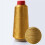 2 Rolls Machine Embroidery Thread Golden Glitter, 3000m, 0.15mm, Polyester Metallic Thread for Sewing and Crafts 4