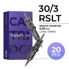 Hanafy 30/3 RSLT Round Shader – PMU Needle Cartridges (20 pcs)