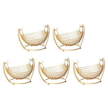 5X Canasta de Frutas Creativa NóRdica Canasta de Almacenamiento de Refrigerios Bandeja de Frutas Casera Personalizada Canasta de Almacenamiento de