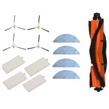 Für ABIR X8/X6/BW-XRC600 Hauptbürste, Seitenbürsten, Reinigungsmopptücher, HEPA-Filter, Staubsaugerteile