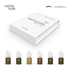 AS Company Opium Light Mineral Brow Set – 6 Pigments 6 ml