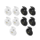 Hanafy Eyebrow Thread – Black + White, 5 pieces each 1