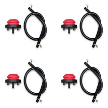 570682A Primer Bulb Fuel Kit for Snow Blower, 4pc for Tecumseh HMSK100 HMSK105 HMSK110, MTD Cub Cadet