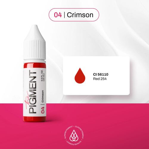 The Pigment 04 Crimson – Lip Pigment 1