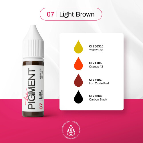 The Pigment 07 Light Brown – Brow Pigment 1