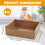 4-Pack Disposable Cat Litter Boxes, Foldable Waterproof Cardboard,Leak-Resistant Lining, Travel Friendly, Easy Cleanup 6