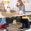 4-Pack Disposable Cat Litter Boxes, Foldable Waterproof Cardboard,Leak-Resistant Lining, Travel Friendly, Easy Cleanup 5