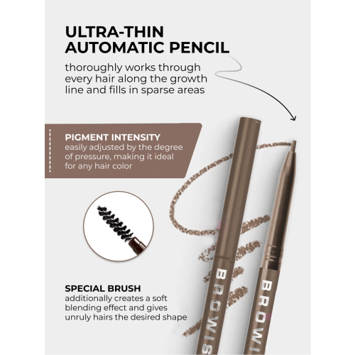 Browista Automatic Brow Pencil – Light Brown 2