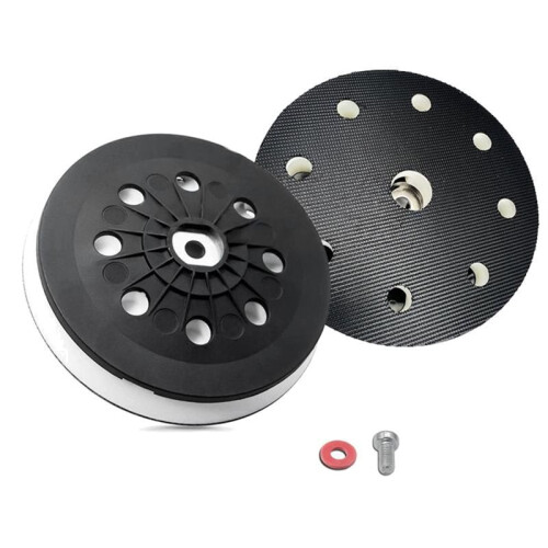 Para Lixas e Bases de Lixa de 125 mm (5 Polegadas) com Sistema de Fixação Por Adesivo de Nylon, Utilizadas em Lixadeiras A Seco da para . 1