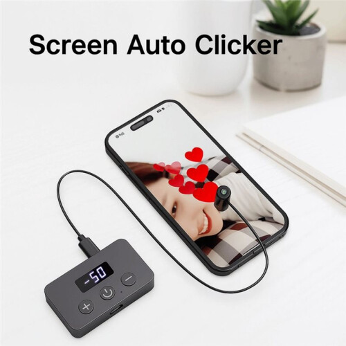 Dispositivo de  Automático de Pantalla con Múltiples Cabezales, Recargable y Continuo, con Función de Pulsación Automática Ajustable para 2