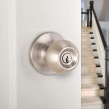 60mm Copper Ball Lock Stainless Steel Bedroom Door Ball Lock, Universal Wooden Door Use, Easy to Use and Store, Great Value for Everyday Use