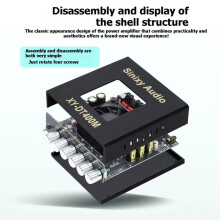 XY-DT400M 2.1-Kanaals Digitale Versterkerkaart TPA3223 TWS MP3 200Wx2+400W voor Doe-Het-Zelf Luidsprekers, Thuis- en Auto-Audio