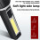 Multifunctional LED COB Flashlight Rechargeable Flashlight with Power Display Portable Camping Emergency Torch 2