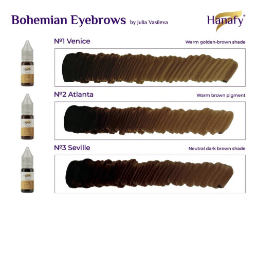 Hanafy Bohemian Brows Set by Julia Vasileva 1