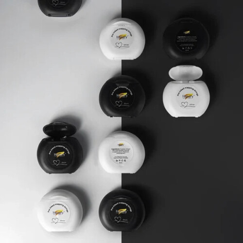 Hanafy Eyebrow Thread – Black + White, 5 pieces each 2