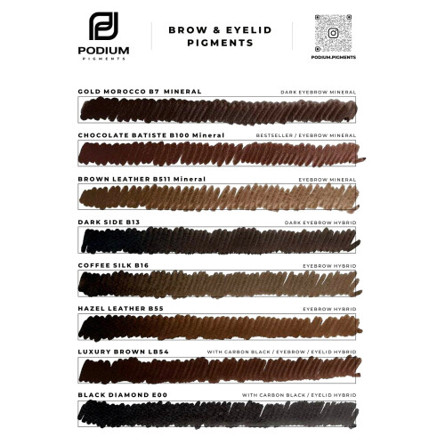 Podium Brown Leather B511 6 ml – Brow Pigment 2