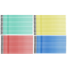 Conjunto de 60 Pincéis de Plástico para Pintura A Óleo e Aquarela, Ideais para Sala de Aula de Artes e Artesanato.
