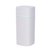 Humidificateur Portable USB à Double Pulvérisation, Diffuseur D'Huiles Essentielles Silencieux de 600 Ml pour la Maison et la Voiture A
