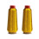 2 Rolls Machine Embroidery Thread Golden Glitter, 3000m, 0.15mm, Polyester Metallic Thread for Sewing and Crafts 1