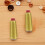 2 Rolls Machine Embroidery Thread Golden Glitter, 3000m, 0.15mm, Polyester Metallic Thread for Sewing and Crafts 2