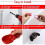 12PCS Self-Filling Poultry Water Cups with Drill Bit, 12pcs Automatic Chicken Duck Quail Drinker Kit 3
