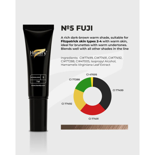 Hanafy Microblading No.5 Fuji 10 ml – Brow Pigment 1