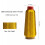 2 Rolls Machine Embroidery Thread Golden Glitter, 3000m, 0.15mm, Polyester Metallic Thread for Sewing and Crafts 3