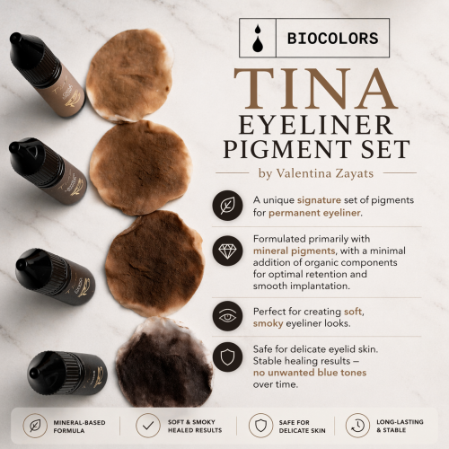 Biocolors Tina Medium Brown 10 ml – Eyeliner Pigment 2