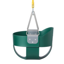 Baby Schommel groen-Duoku-Maximale Belasting 136 kg, Bakzit met Hoge Rugleuning Geschikt voor Peuters, Robuuste Kettingen