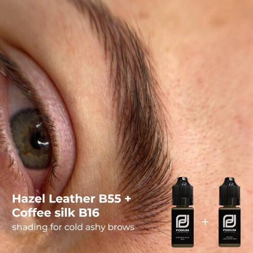 Podium Hazel Leather B55 6 ml – Brow Pigment 1