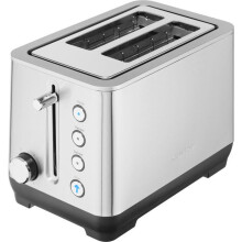 Toaster 2 Schlitze CATLER TS 4013 - Bagelfunktion - Auftauen - Aufwärmen - Gebürstete Edelstahl-Oberfläche mit Anti-Fingerabdruck