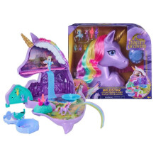 Tête zu frisieren 2 in 1 Einhorn Wildstar - Einhorn Akademie - Verwandelt sich in ein Spielset - SPIN MASTER - Ab 4 Jahren