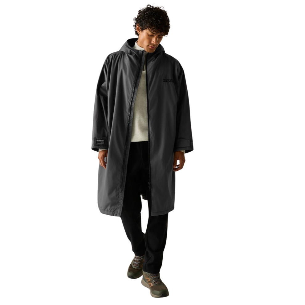 (LXL, Iron/Black) Regatta Outdoor Active Unisex Waterproof Zip Beach ...