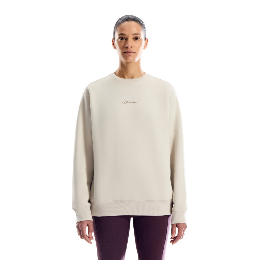 Berghaus Womens Cotton-Rich Crew Neck Logo Sweatshirt, Grey, Size 8, Women - Image 4