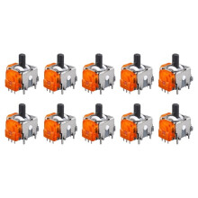 10 Stück TMR Elektromagnetischer Joystick für Ps5 Gamepad 3D Analog Stick Sensor Ersatz für Controller Reparaturzubehör