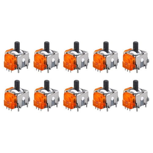 10PCS TMR Electromagnetic Joystick for PS5 Gamepad 3D Analog Stick Sensor Replacement for Controller Repair Accessories