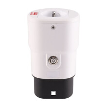 Type2 Portable V2L Adapter with Power Adjust  for Type2 EV Car Vehicle to Load Discharger for Camping Outdoor Use