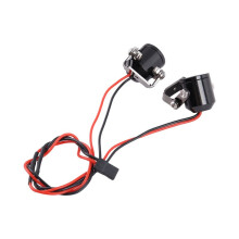 1 Coppia di Fari A LED 5-12V per Auto RC Crawler 1/10 TRX4 TRX6 per Axial SCX10 90046 RC4WD D90 Parti di Aggiornamento
