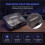 Translucent Black Replacement Housing Shell Case for N64 Console, Classic Retro Video Game System Cover Repair Kit 3